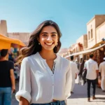 영상제작을 위한 디지털 카메라 추천 - **Prompt for dynamic, stable vlogging:**
"A young, cheerful content creator, dressed in modest y...