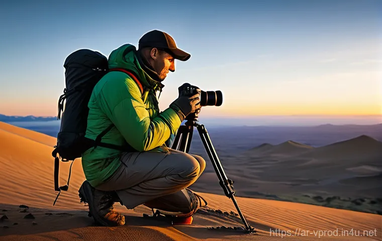 영상제작 전문가의 장비 관리 방법 - **Prompt:** A focused male content creator in his late 20s, wearing a smart, casual collared shirt a... 영상제작 전문가의 장비 관리 방법 - **Prompt:** A focused male content creator in his late 20s, wearing a smart, casual collared shirt a...