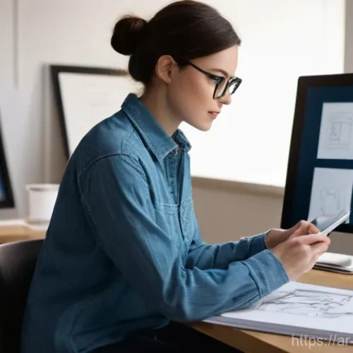 Home 15 영상제작 직종별 업무 차이 - **Prompt 1: The Genesis of Story**
"A male screenwriter and a female storyboard artist are deepl...